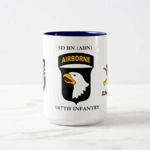 3e Bn (Abn) 187e Mug d'infanterie