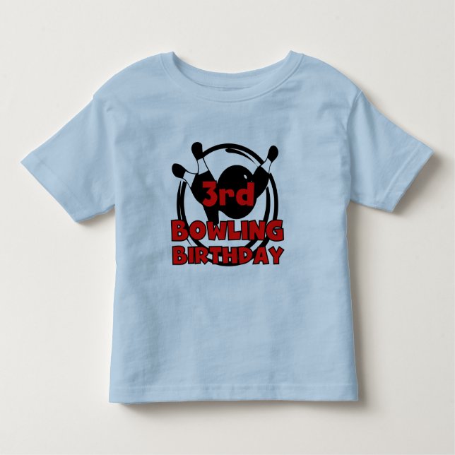 3e Bowling Anniversaire Tshirts et cadeaux (Devant)