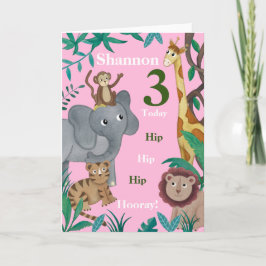 3e carte d'amis de la jungle