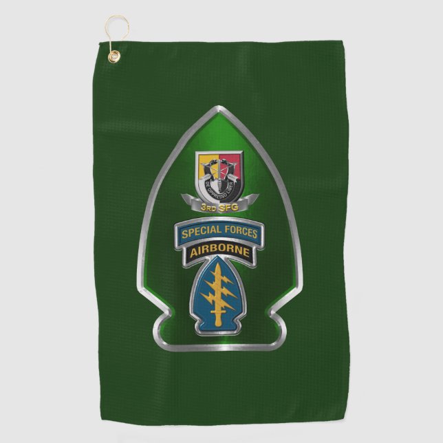 3e Serviette de golf du Groupe des forces spéciale (Devant)