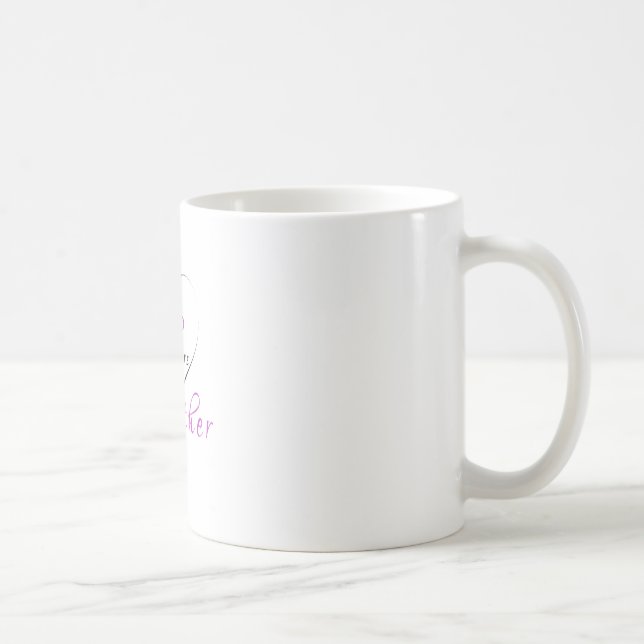 3ème Anniversaire 3 ans ensemble de tasse de coeur (Droite)