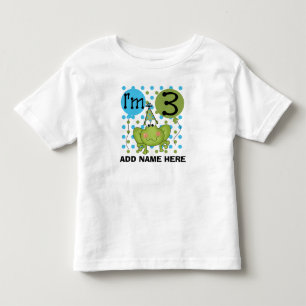3ème T-shirt personnalisé d'anniversaire de