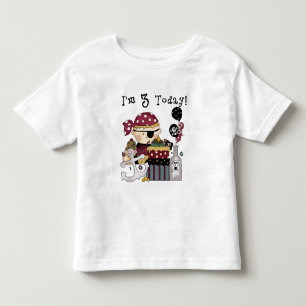 3ème T-shirts et cadeaux de pirate d'anniversaire