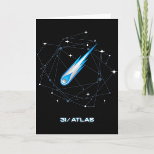3i Atlas Interstellar Comet 2025 Weltraum Astronom Karte