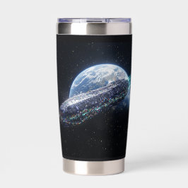 3I Atlas Spaceship Earth Orbit Galactic Insulated  Thermobecher