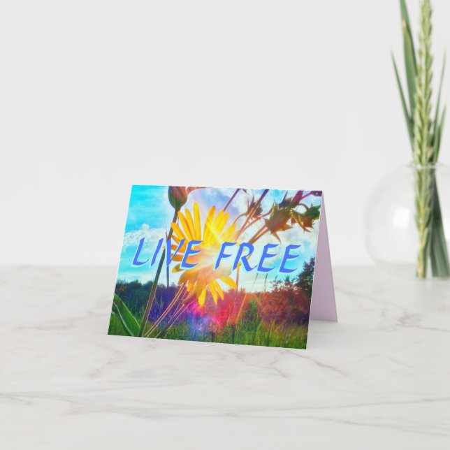 3LIVE FREE GREETING CARD KARTE (Vorderseite)