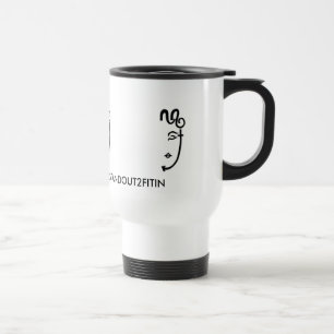 3LOGO et TASSE de BLANC de SLOGAN.