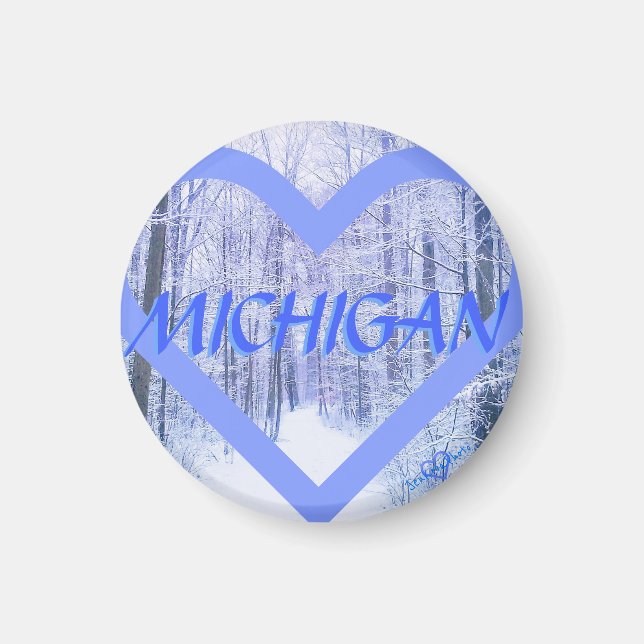 3MICHIGAN PERIHEART MAGNET (Vorne)