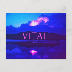 3Nouvelle carte postale Feu de chaleur VITAL