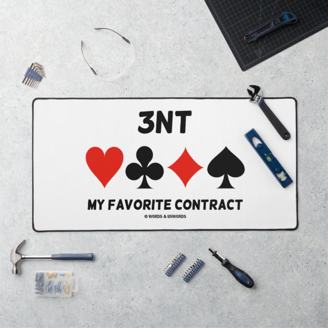 3NT Mon contrat favori Quatre cartes convient Brid (Poste de travail)