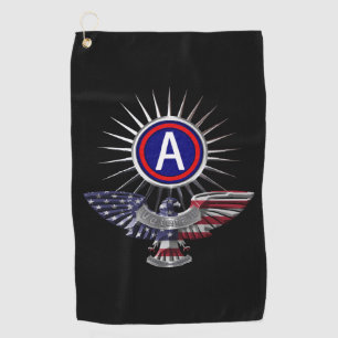 3rd Army Customized Eagle Golfhandtuch