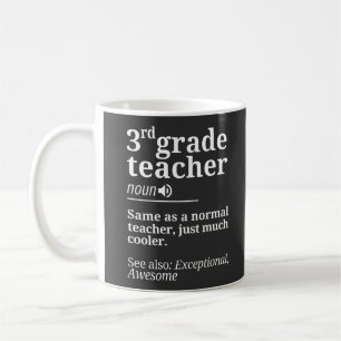 3rd Grad Teacher Funny Third Grade Teachers Ohrfei Kaffeetasse