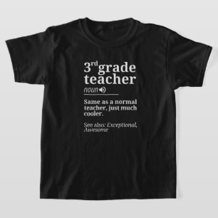 3rd Grad Teacher Funny Third Grade Teachers Ohrfei T-Shirt