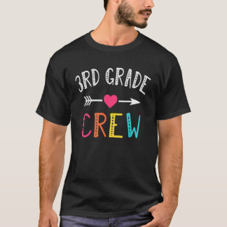 3rd Grade Crew Third Grade Back To School Teachers T-Shirt