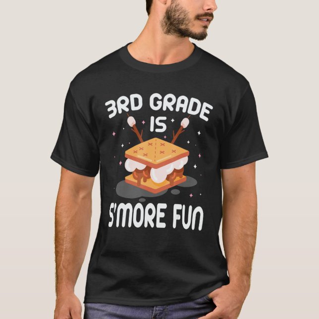3rd Grade Is S'more Fun Back To School Teacher Kid T-Shirt (Vorderseite)