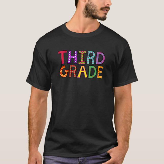 3rd Grade Third Teacher Student Welcome Back To Sc T-Shirt (Vorderseite)