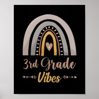 3rd Grade Vibes Rainbow Third Grade Back to School