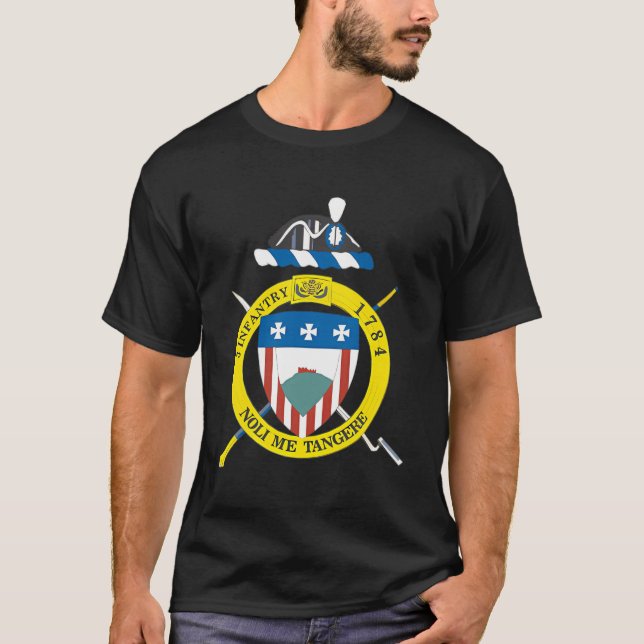 3Rd Infantry Regiment Wappen Alte Garde Ehrenwache T-Shirt (Vorderseite)