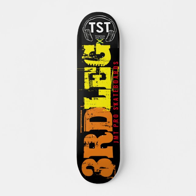 3RD LEG JMT Skateboard, 7¾" Deck Skateboard (Vorne)