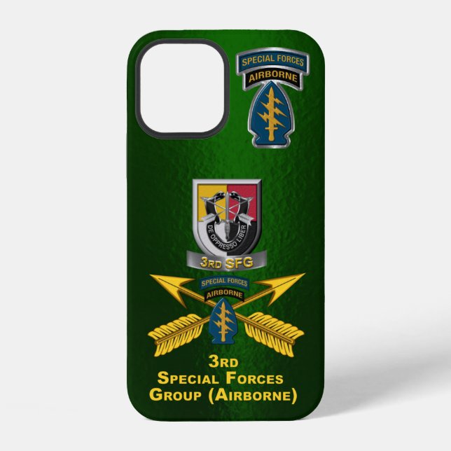 3rd Special Operations Group Airborne Customized iPhone 12 Hülle (Rückseite)
