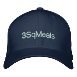 3SqMeals-Cap Bestickte Kappe
