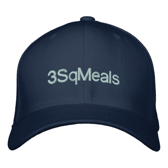 3SqMeals-Cap Bestickte Kappe (Vorderseite)