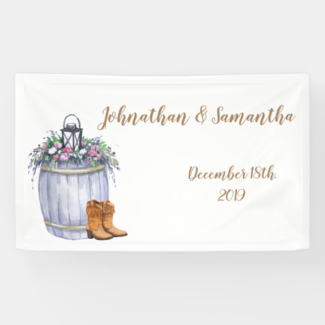 3'x5' Personalisierter Banner Sommerlandssommertag (Horizontal)