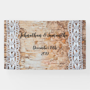 3'x5' Personnalisé Bannière pays grange dentelle e
