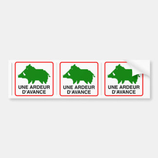 3x STICKER BEFÖRDERT Wildschwein - eine GLUT IM Autoaufkleber