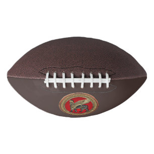 [400] Assyrian Winged Lion: Gold & Black Lamassu Football