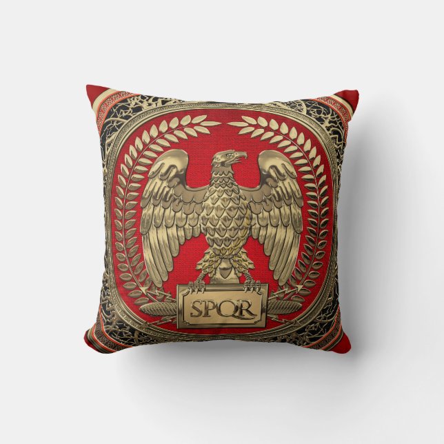 [400] Gold römisches KaiserEagle Kissen (Vorderseite)
