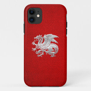[400] Isländischer Drache, Landvættir [Silber] Case-Mate iPhone Hülle