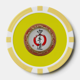 [400] Japanische Kalligraphie - Karate-do Pokerchips