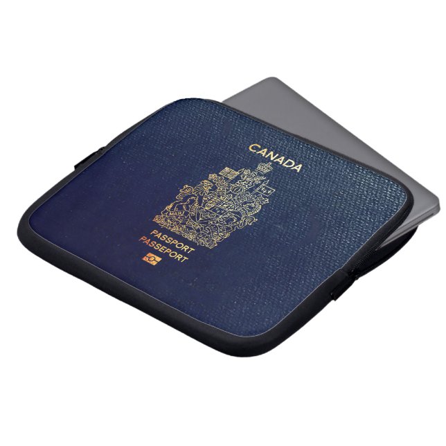 [400] Kanadischer Passport Laptopschutzhülle (Vorne Oben)