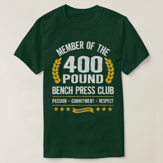 400 Pfund Sterling Club Rot e Rose T-Shirt (Design vorne)