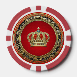 [400] Prinz-Prinzessin König-Königin Crown Pokerchips
