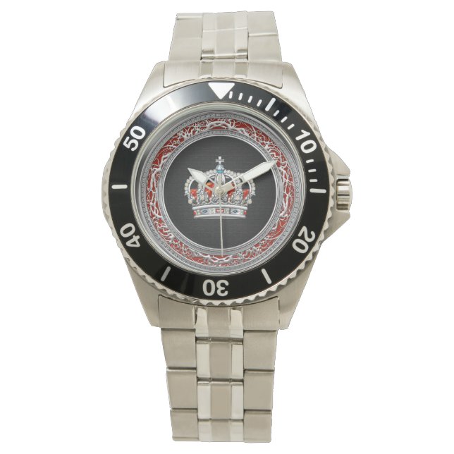 [400] Prinzessin King-Queen Crown [Silver] Armbanduhr (Vorderseite)