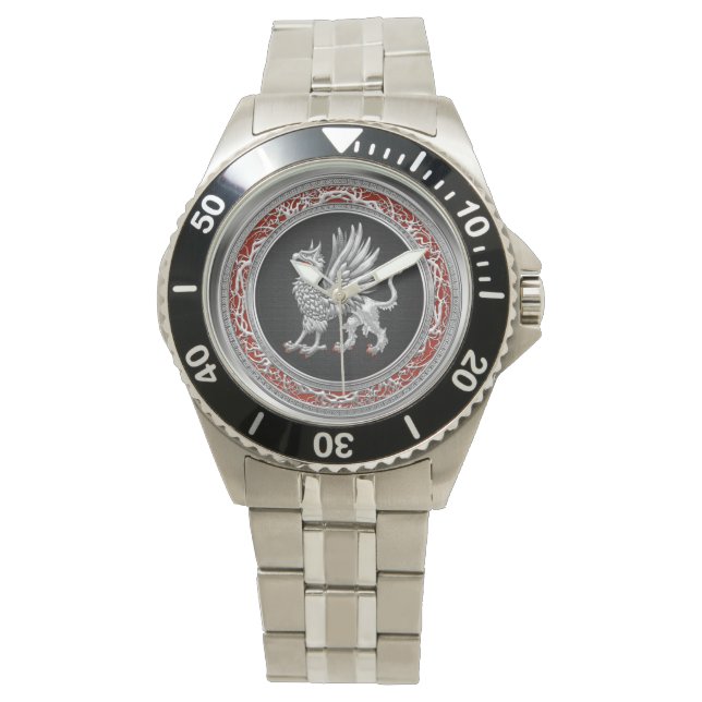 [400] Sacred Silver Griffin Armbanduhr (Vorderseite)