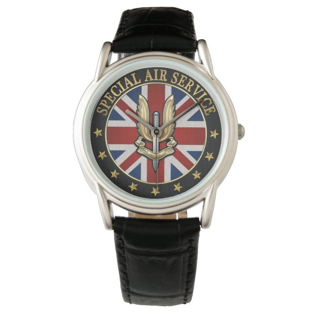 [400] SAS-Abzeichen (Special Air Service) [3D] Armbanduhr (Vorderseite)