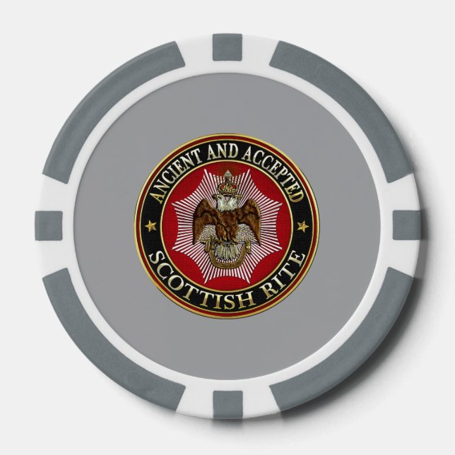 [400] Schottischer Rite Pokerchips (Vorderseite)