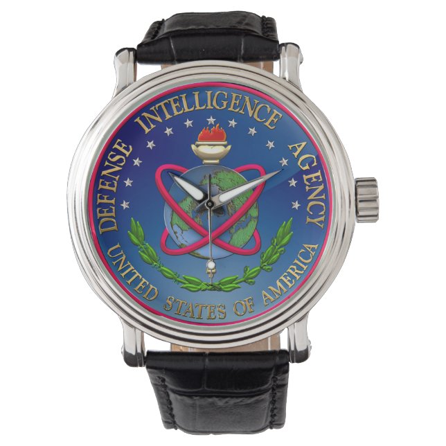 [400] Siegel der Verteidigungsagentur (DIA) Armbanduhr (Vorderseite)