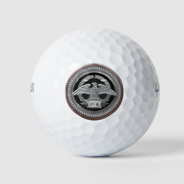 [400] Silberrömischer Kaiseradler über Medallion Golfball (Vorderseite)