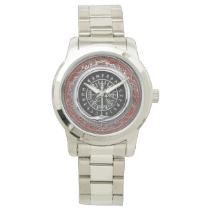 [400] Vegvisir - Viking Silver Magic Runic Compass Armbanduhr