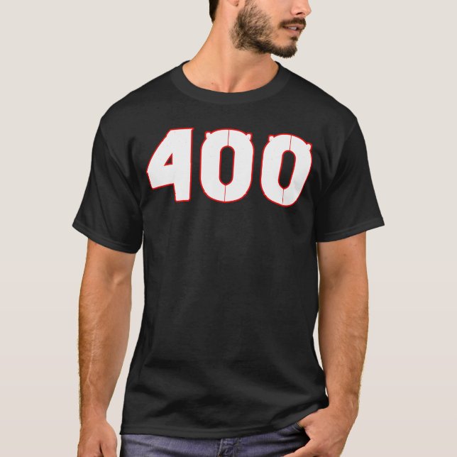 400 Zahl T-Shirt (Vorderseite)