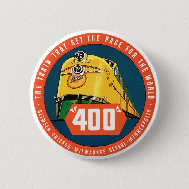 400Zug Button (Vorderseite)