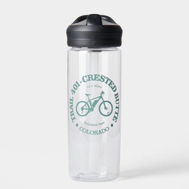 401 Trail - Crested Butte (MB) Trinkflasche (Vorderseite)