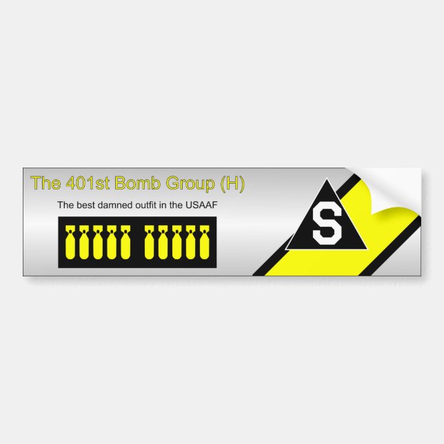 401st Bomben-Gruppen-Autoaufkleber Autoaufkleber (Vorne)