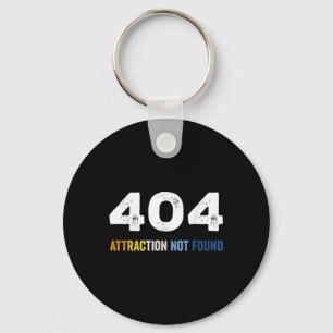 404 Attraction Not Found Funny Aroace Error Messag Schlüsselanhänger