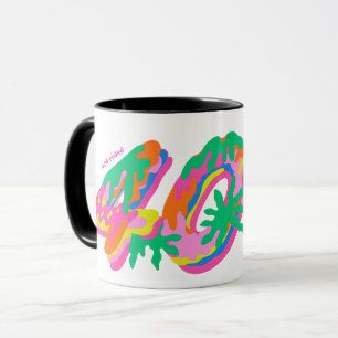404 Coded Drip Typography PNG Farbige Schmelz G Tasse