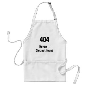 404 Fehler - Diät wurde nicht gefunden Schürze